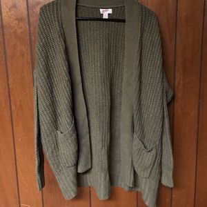 Green Cardigan